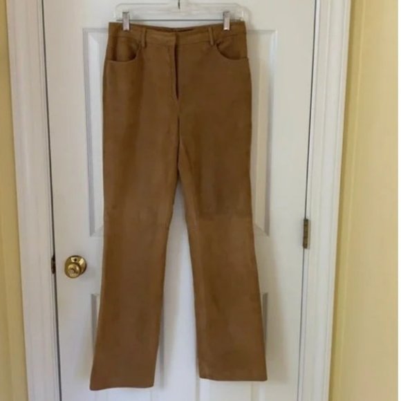 Brooks Brothers Vintage Tan Suede Pants - Picture 1 of 3